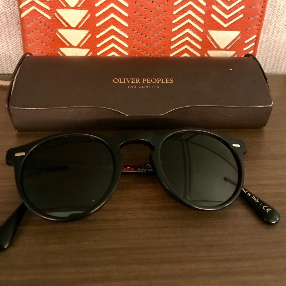 Oliver People’s Gregory Peck polarized sunglasses